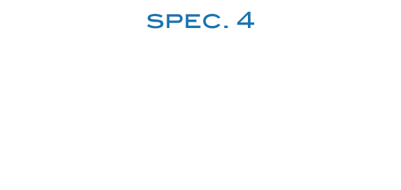 SPEC.4 操作性・信頼性